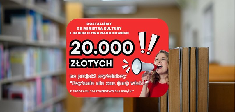 Sukces biblioteki w Książu Wlkp.! Nowy projekt z dofinansowaniem od Ministerstwa