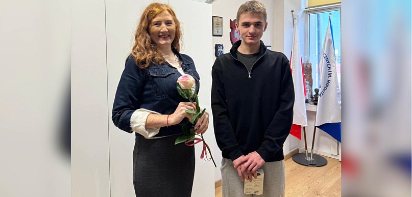 Podium w Koninie! Wielki sukces ucznia ZST w Śremie