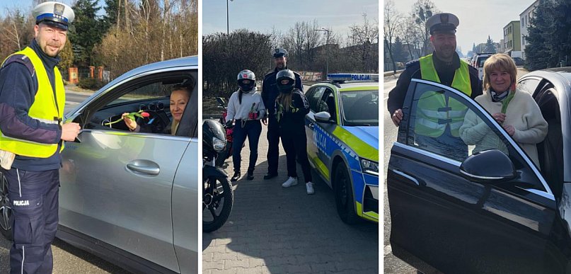 Tym razem bez mandatu! Śremscy policjanci zaskoczyli panie na drogach