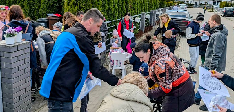 W Zbrudzewie Nowym szukali oznak wiosny.