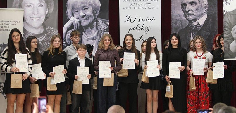 Finał V Powiatowego Konkursu Recytatorskiego w Dolsku - Znamy laureatów!
