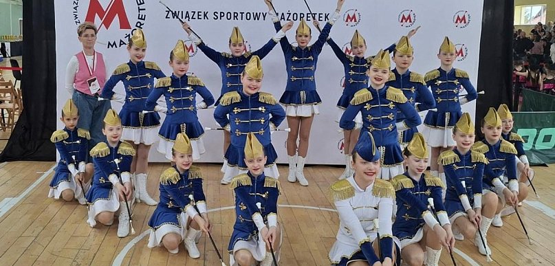 Mażoretki Błysk z Książa Wlkp. z sukcesami! Mistrzostwa i Puchar Okręgu