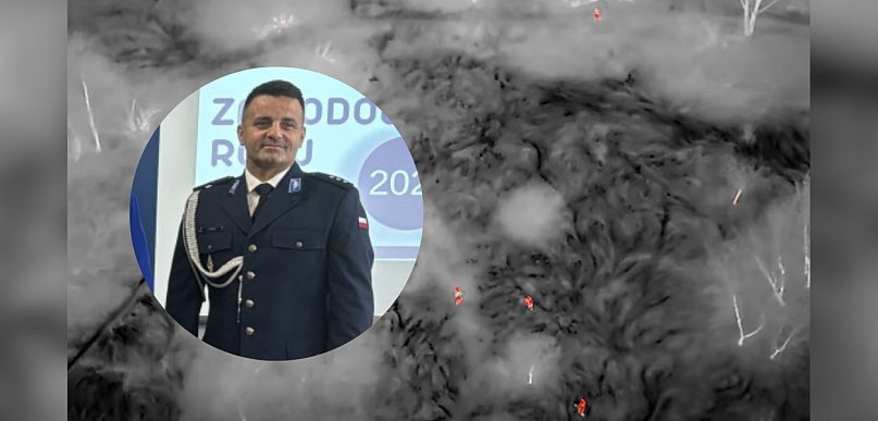Zapadała się w trzęsawisku po pas w Parku Puchalskiego. Odnalazł ją dron