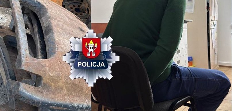 Ukradli obciążniki rolnicze, chcąc zarobić 300 zł. Wpadka recydywistów pod Śremem