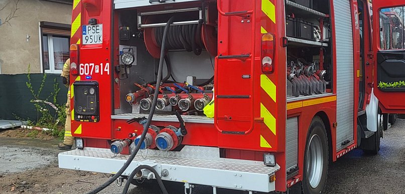 Po ugaszeniu pożaru w kotłowni pojawił się problem z wodą