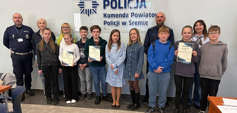 Gminne eliminacje z wiedzy o Ruchu Drogowym - Podsumowanie zmagań w KPP Śrem