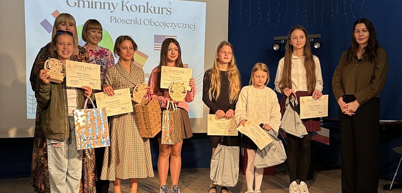 Muzyczne talenty w Klubie Relax - Gminny Konkurs Piosenki Obcojęzycznej