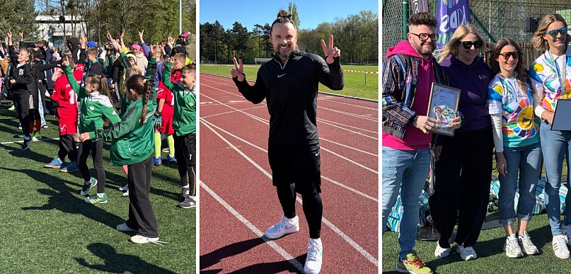 Qczaj gościem specjalnym Kids School Run w Śremie! Relacja z dnia na stadionie