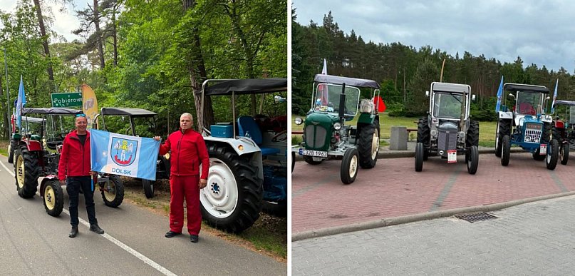 Ciągnikami rolniczymi nad Bałtyk! Niezwykła wyprawa mieszkańców gminy Dolsk