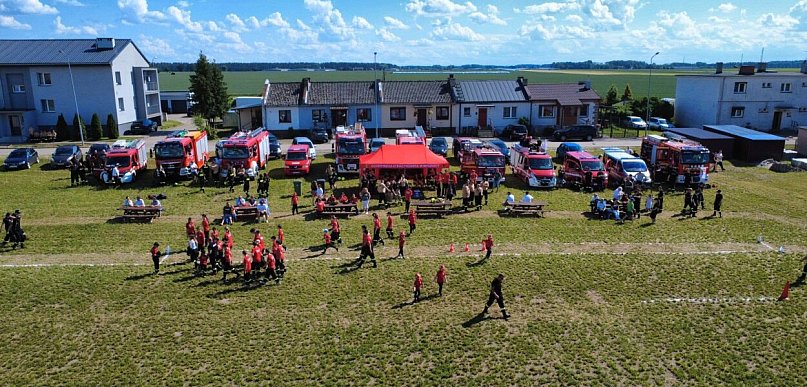 Gminne Zawody Sportowo-Pożarnicze w Grzybnie! Integracja jednostek gminy Brodnica