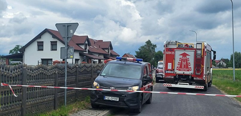 Groźny pożar w miejscowości Gaj. Trwa dogaszanie budynku