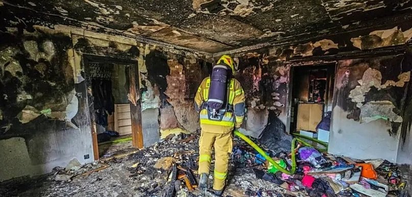 Pożar w Gaju odebrał rodzinie dom i ukochanego pupila. Ruszyła zbiórka na odbudowę