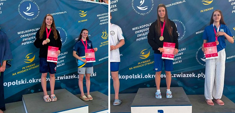 Ola Nowak i Zuzia Michalska na Mistrzostwach Wielkopolski!  Śremianki z medalami
