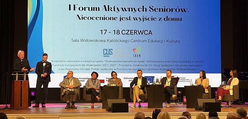 „Nieocenione jest wyjście z domu” - I dzień I Forum Aktywnych Seniorów w Śremie