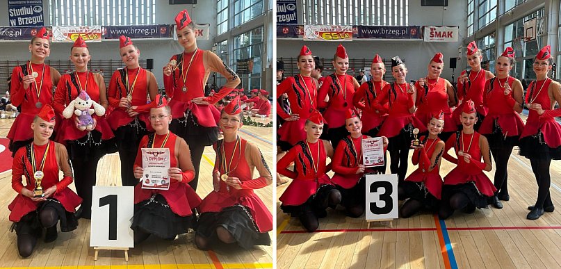 Złoty finał sezonu! Mażoretki Queen Dolsk z medalami Mistrzostw Polski w Brzegu