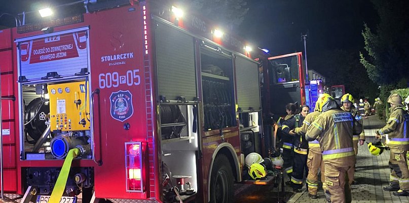 Alarm w internacie ZSR w Grzybnie. Na szczęście to tylko ćwiczenia - 83814