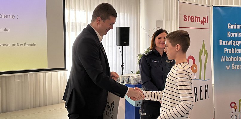 "Bez Promili, Pełnia Życia" - Rozstrzygnięcie konkursu KPP Śrem w Bibliotece - 85326