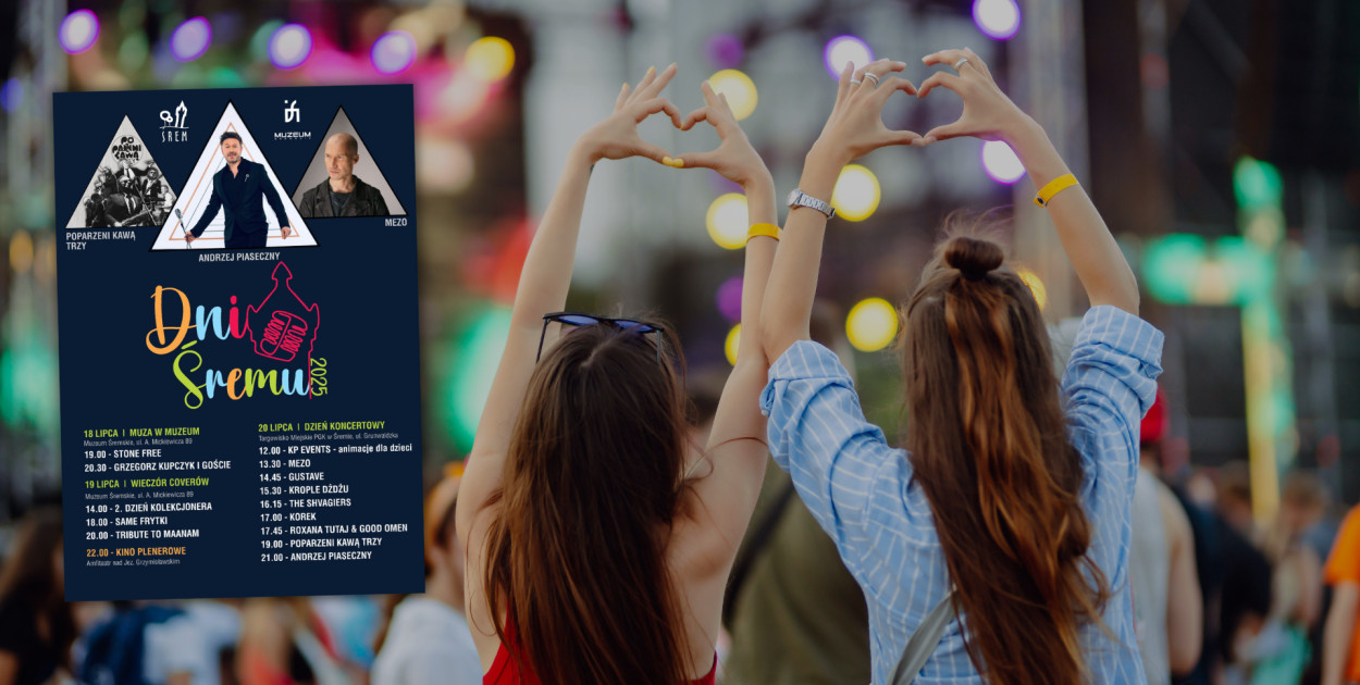 Oficjalny plakat Dni Śremu (źródło: archiwum Urzędu Miejskiego w Śremie).