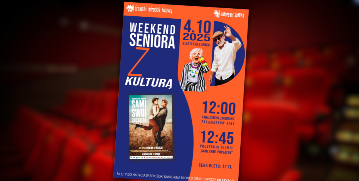 Śremscy seniorzy będą mieli niepowtarzalną okazję zajrzeć za kulisy kina.