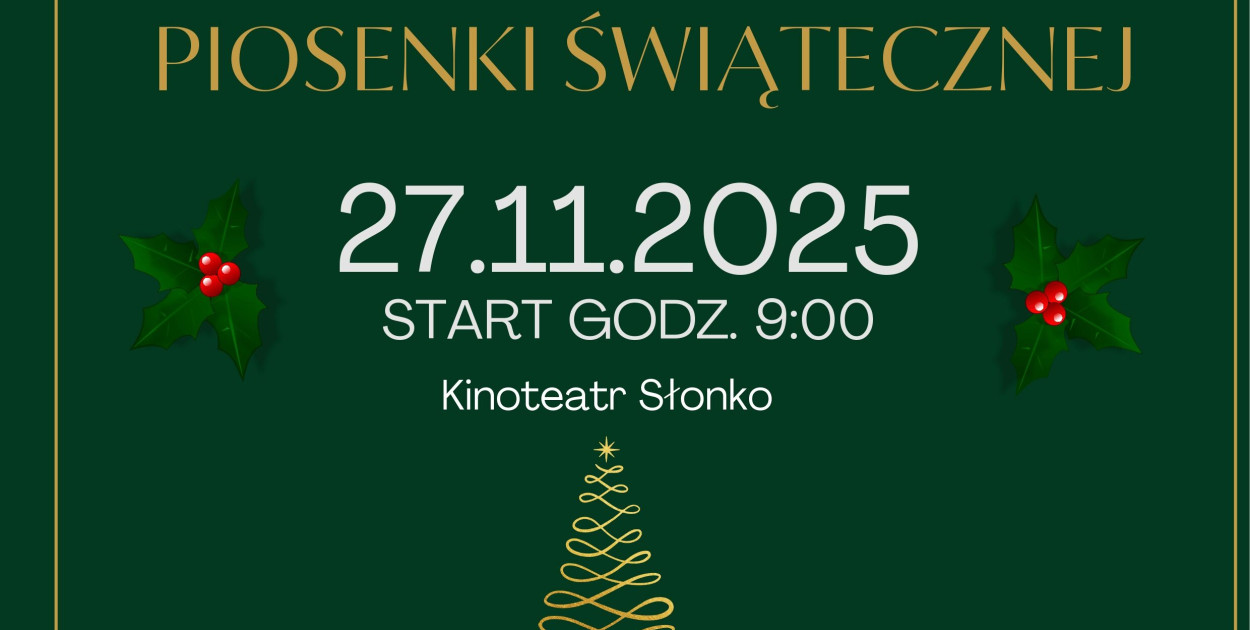 I Gminny Konkurs Piosenki Świątecznej w Śremie