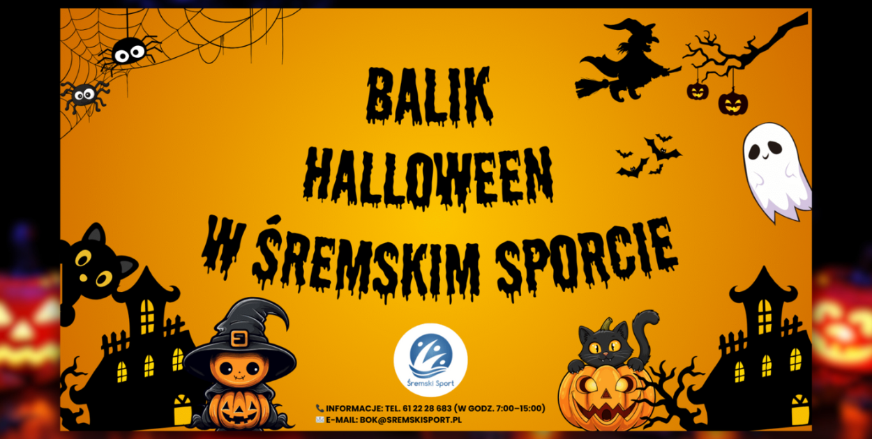 Śremski Sport kultywuje tradycję Halloween. Organizuje bal dla dzieci.
