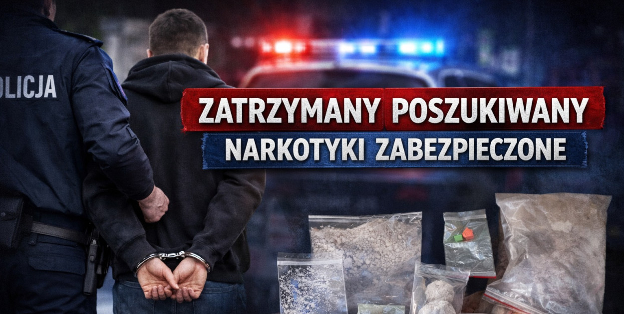 Myślał, że tylko list gończy jest jego problemem. Kryminalni znaleźli coś więcej