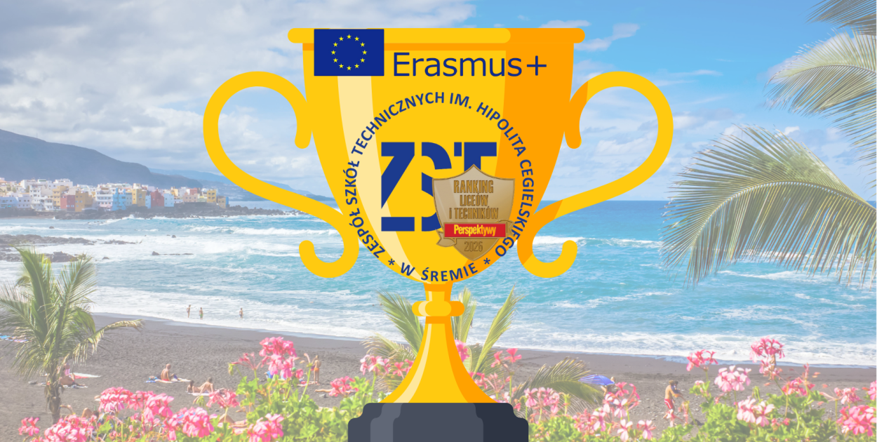 Prestiżowy sukces ZST w Śremie! 15 miejsce w Polsce ze Złotą Kartą Erasmus+
