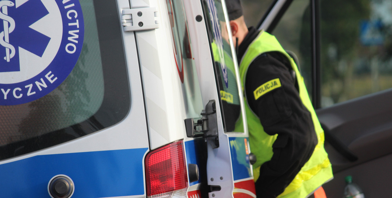 Dramatyczne potrącenie w Krobi. Pijany kierowca zignorował znak STOP