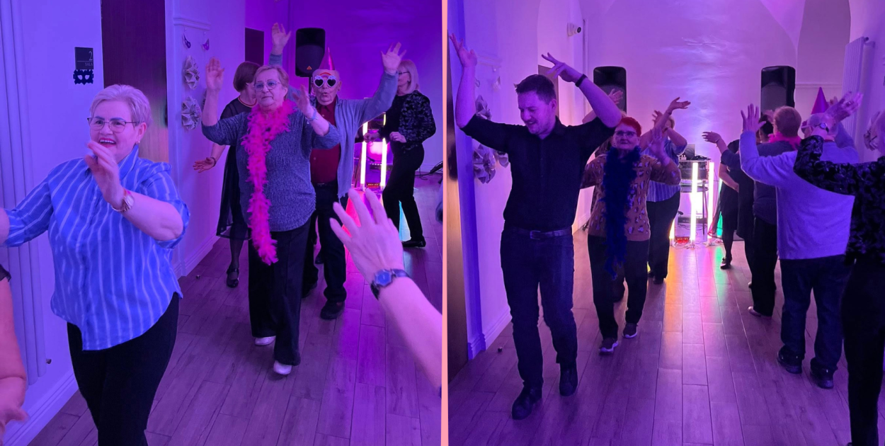 Zabawa w pełni! Karnawałowe szaleństwo w Klubie Senior+ w Śremie