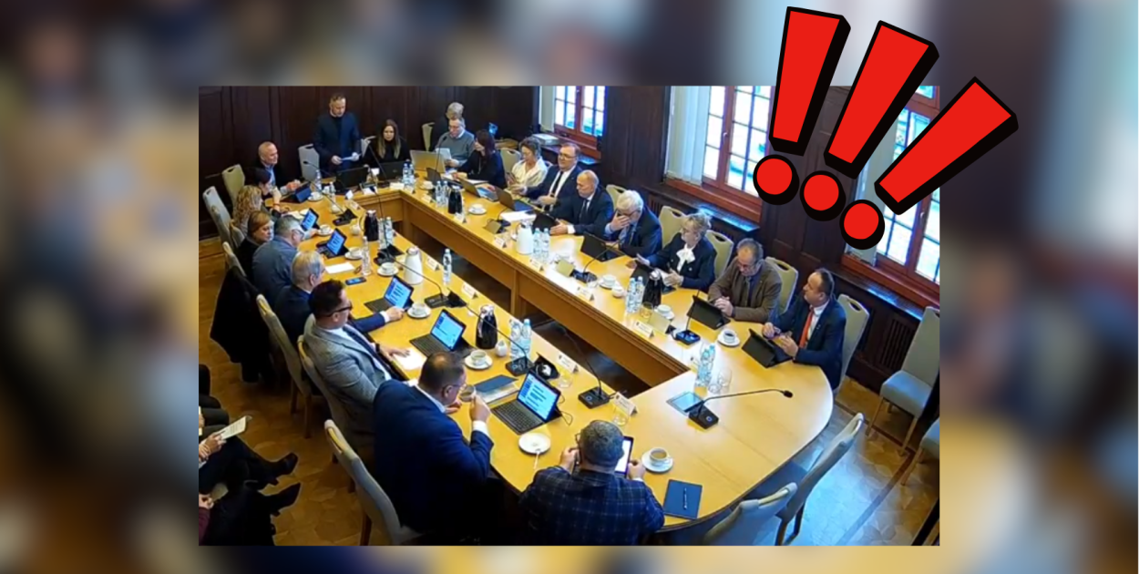 Gorąco na sesji Rady Powiatu w Śremie! Poszło o sposób obradowania
