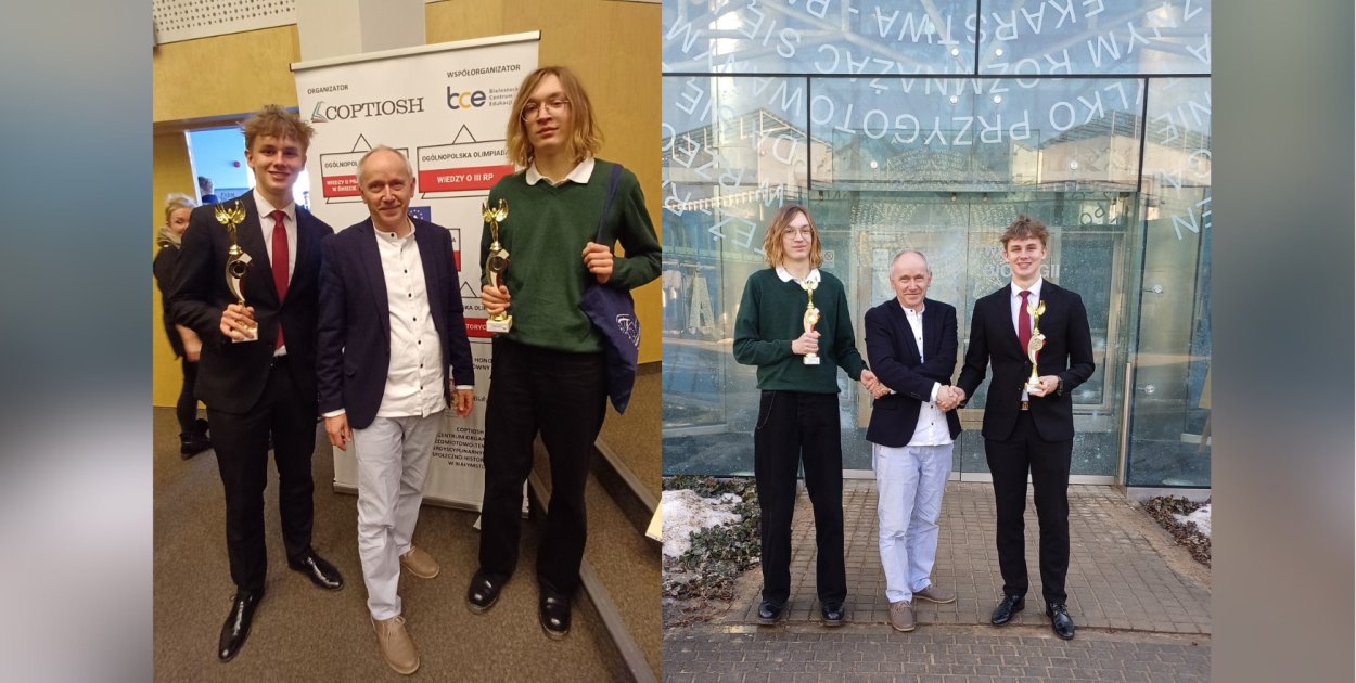 Indeksy w kieszeni! Uczniowie śremskiego LO finalistami ogólnopolskiej olimpiady