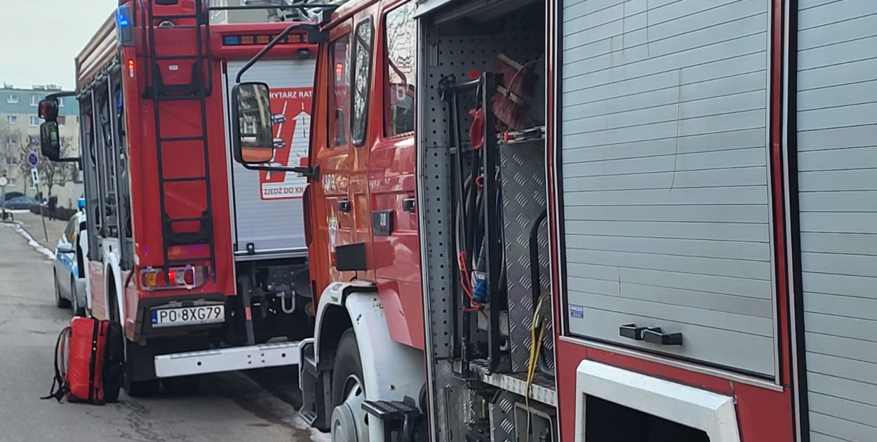 Siłowe otwarcie mieszkania na ulicy Farnej - Smutny finał interwencji