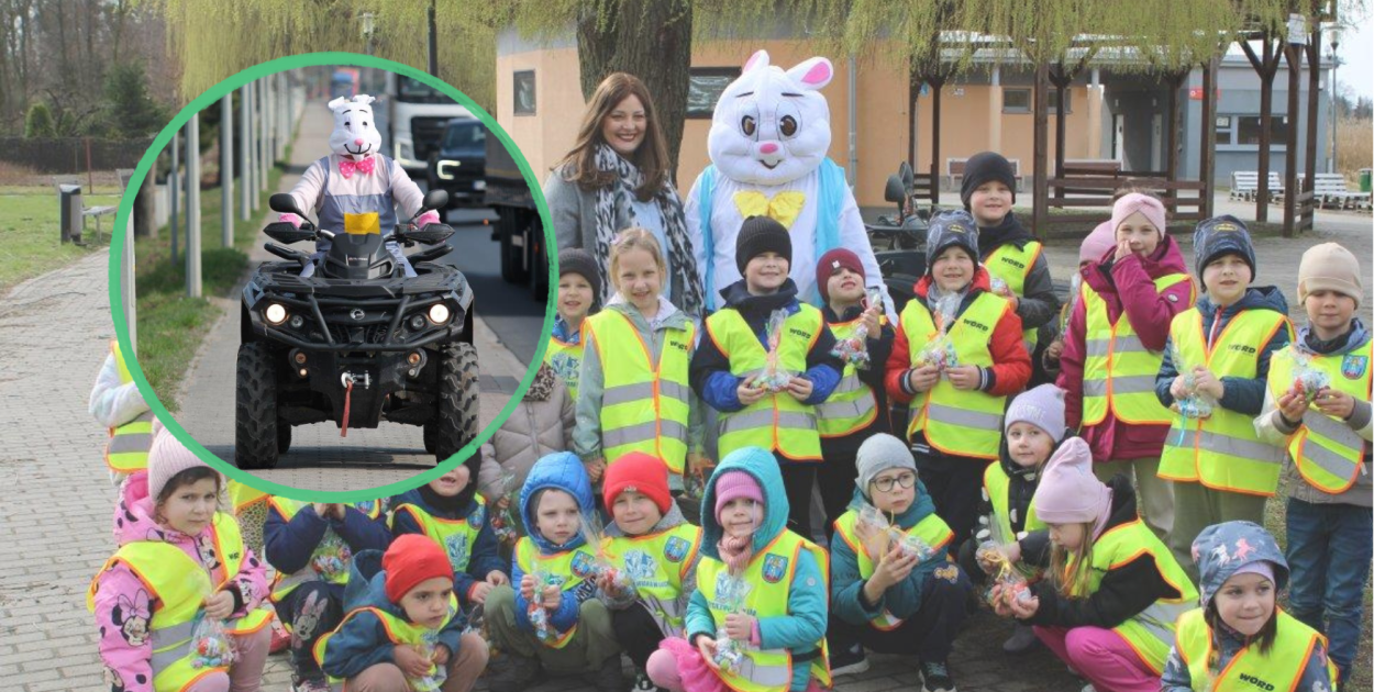 Wielkanocny Zając na quadzie! Świąteczna przygoda dzieci z gminy Dolsk
