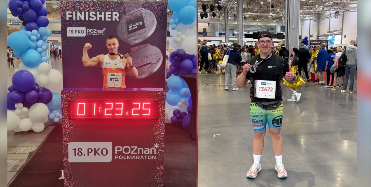 Biegowe rekordy życiowe śremskich policjantów! 18. Poznań Półmaraton